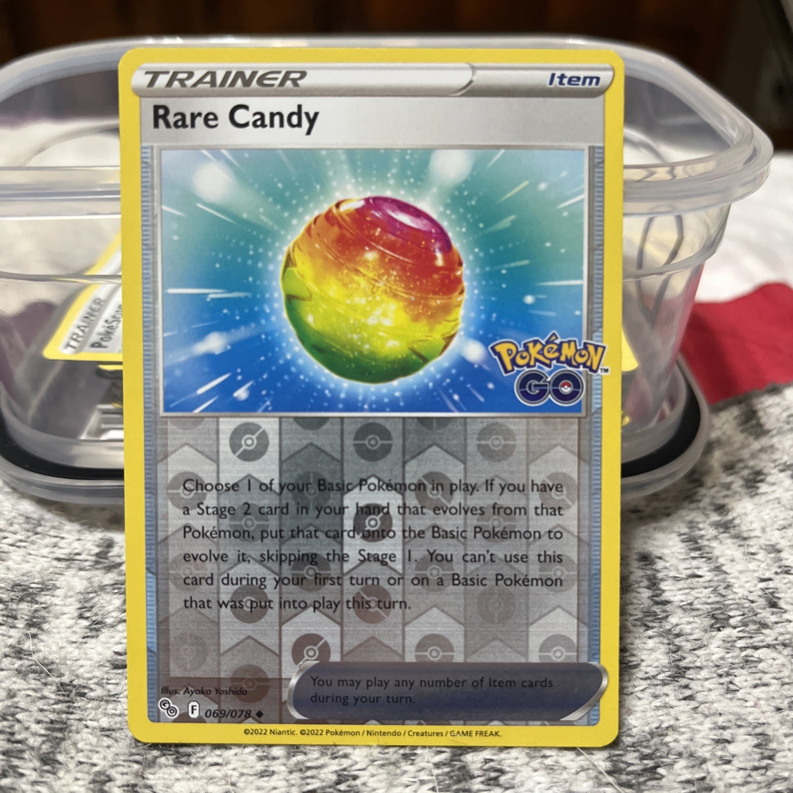 Rare Candy 069/078 Reverse Holo Pokemon Card 
