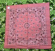 Vtg Hav-a-Hank Strawberry Pink Paisley Bandana Handkerchief Retro Rockabilly USA