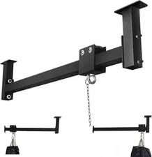 Wall Ceiling Heavy Bag Hanger Roller Mount Saving Space 42'' Long Ease Adjust 