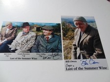 LAST OF THE SUMMER WINE COMPO + TRULY + CLEGGY SIGNED PRE-PRINT PHOTOGRAPHS