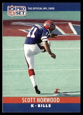 1990 Pro Set Scott Norwood Buffalo Bills #42