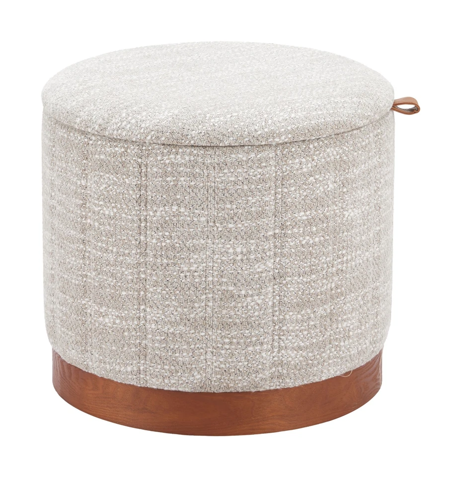 Otomana de almacenamiento Fije gris Foto 4 de 4