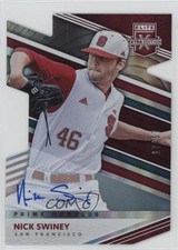 2020 Panini Elite Extra Edition 17/87 Nick Swiney #67 Auto 14lc