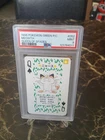 PSA 9 Meowth Queen of Spades Japanese Pokémon Green Poker Card
