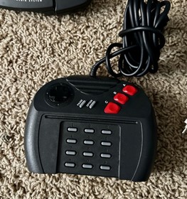Atari Jaguar Console Controller, Cables And Cybermorph Cartridge