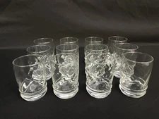 Set Of 12 Libbey Malibu Clear 5 Ounce Juice Glasses