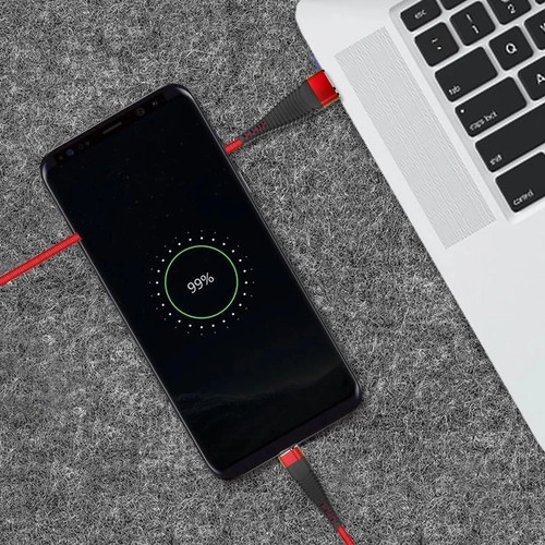 USB-A auf USB-C Kabel Geflochten Schnell Ladegerät Typ C Leitung für iPhone 15 16 Samsung - Bild 17 von 21