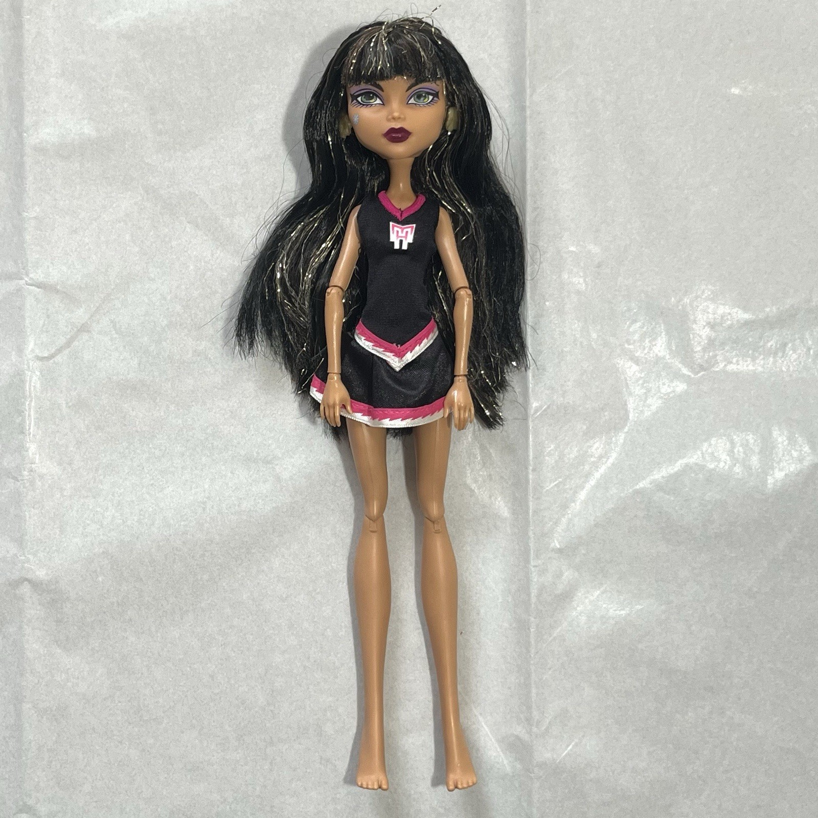 Monster High Fearleading Cleo De Nile Doll Braids Mattel (Re