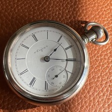 Vintage Elgin B.W. Raymond 183 1899 18s 17j Rare Philadelphia Stag Swingout Case