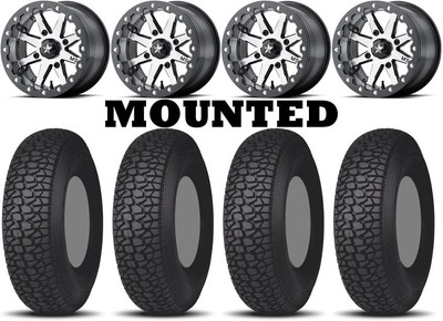 Kit 4 Tensor Regulator 2 35x10-15 on MSA M21 Lok Beadlock Charcoal Tint 550