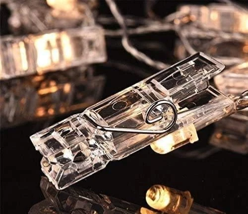 LED Photo Clip String Lights USB Powered Picture Hangers Light with 40 Photo UK - Image 4 of 4