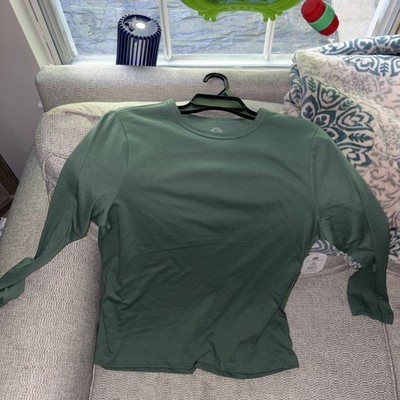 Wonder Wonder Nation Boys' Kid Tough Tee with Long Sleeves Green XL 14-16 New