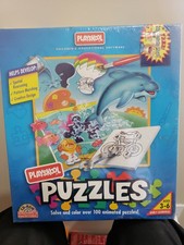 New Sealed Playskool Puzzles 1995 PC CD-Rom Vintage For Windows And Macintosh