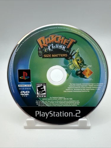 Ratchet & Clank Size Matters Sony PlayStation 2 PS2 Game Disc Only Tested/Works