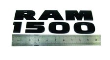 Ram 1500 Black Logo Lettering Nameplate Emblem