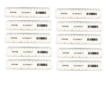 Q-Connect Acrylic Shatter Resistant Ruler 15cm Clear Pack of 10 