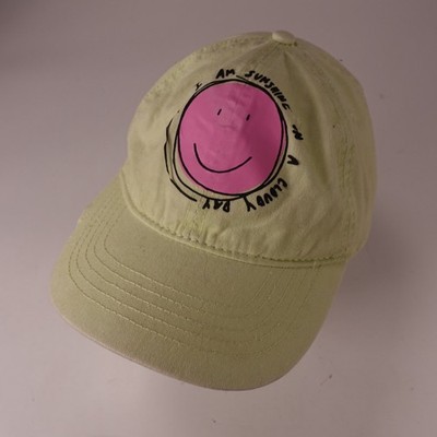 I Am Sunshine Cloudy Women's Green Smiley Face Dad Hat Baseball Cap Adjustable