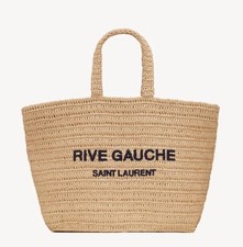 New $2150 Saint Laurent RIVE GAUCHE TOTE IN R...