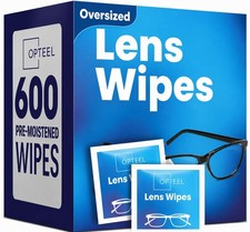 OPTEEL Lens Wipes for Eyeglasses - Pre-moistened 600 Count Pack of 1 