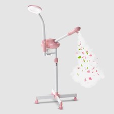 Professional Facial Steamer, 2In1 Face Steamer on Wheels for Facial Deep Clea...