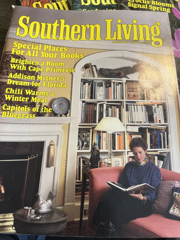 Southern Living Lot of 4 Magazines Recipes Home Ideas 1986 Jan Feb March Sept Foto 2 de 4