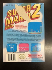 Super Mario Bros. 2 Complete in Box nintendo nes game.
