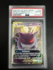 2020 POKEMON CHINESE SUN & MOON DOUBLE BURST SET B GENGAR & MIMIKYU GX PSA 10