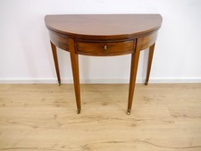 Biedermeier Tisch Demi Lune Klapptisch Spieltisch  Mahagoni um 1820