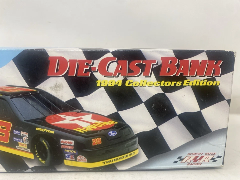 Ernie Irvan #28 Texaco Havoline Ford NASCAR Racing 1:24 Die Action Cast Bank - Imagem 2 de 4