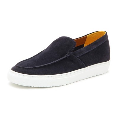 O1812 SLIP-ON UOMO DOUCAL'S MAN LOAFER SHOES BLUE