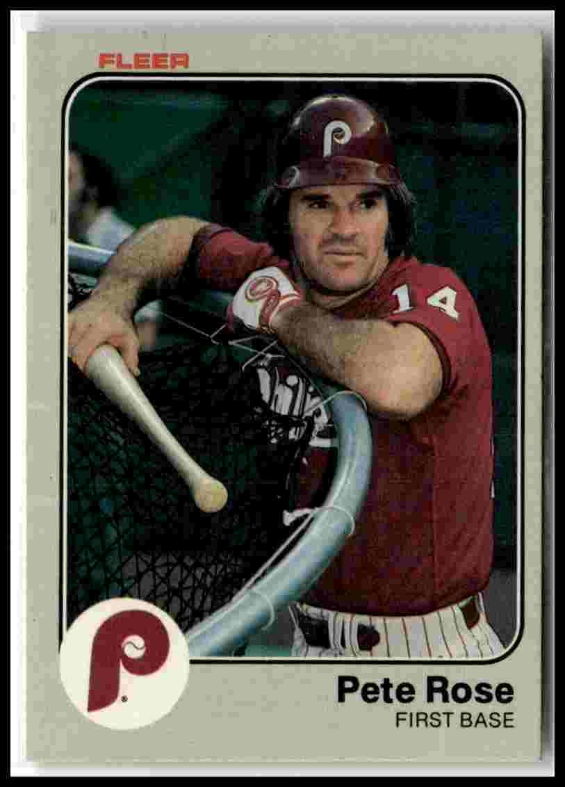 1983 Fleer #171 Pete Rose