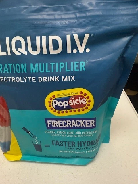 Liquid IV Firecracker Popsicle Hydration Multiplier Electrolytes Drink Mix 30 ct - Image 3 of 4
