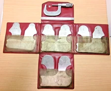 USED Lufkin Radius Gage Set S 77E MACHINIST 1612V Outside Micrometer 2110R RULER