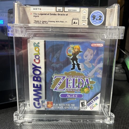 The Legend of Zelda: Oracle of Ages (Game Boy Color) – WATA 9.2 A+ Sealed