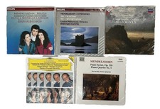 Lot 5 Felix Mendelssohn CDs Classical Music MINT DISCS No Jewel Cases Symphonies