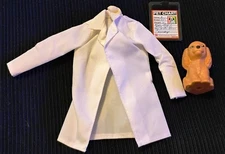 BARBIE Pet Doctor Vet 2000 DOG, JACKET, CLIPBOARD Only NO DOLL NO BOX 50595