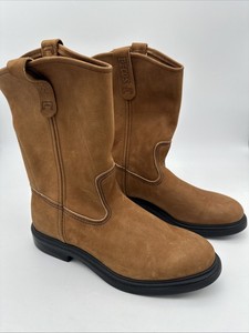 Red Wing boots mens model # 1105 in size 11.5 D Red Wing 1105 Pecos Brown Leather Work Cowboy Oil Resistant  main image 4