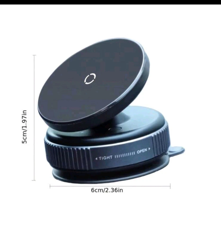 Soporte magnético de succión de vacío.  Soporte Para Celular Magnetico De Succión. Foto 4 de 4