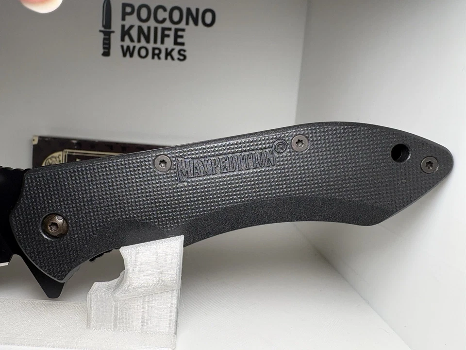 Cuchillo plegable Maxpedition Ferox PB negro borde liso Foto 3 de 4