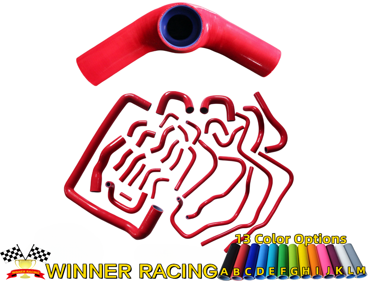 310mix☺︎★ Fit Nissan 300ZX VG30DETT Z32 1990-1999 Silicone Coolant+Induction