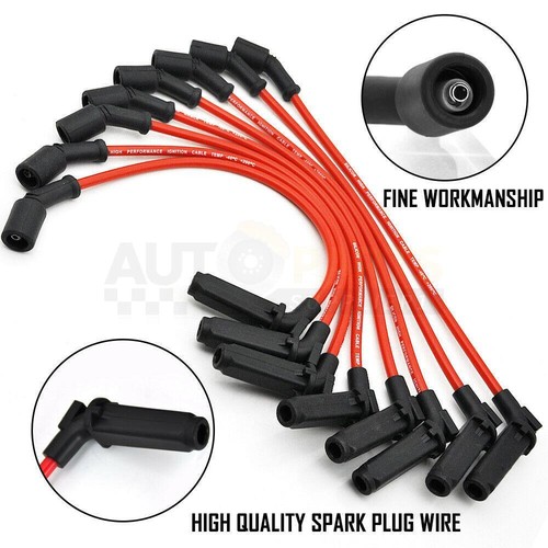 8x 41-962 bujías y cables de iridio rojo 9748RR para Chevrolet GMC 4,8 L 5,3 L 6,0 L - Imagen 5 de 9