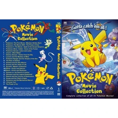 POKEMON SERIES (Season 1 - 25 + 21 Movies) DVD All Region USA English Version - Picture 8 of 9