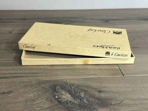 5 posavasos/tapetes de mesa con hojas de trébol. LCC 29 casas de campo. Cuadrado de 4" con caja. - Imagen 17 de 21