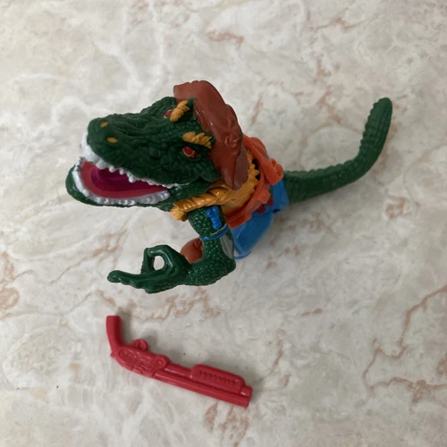 1989 TMNT Leatherhead Action Figure Teenage Ninja Turtles Vintage