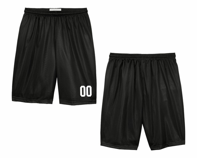 Men's Custom Personalized Basketball Shorts, Your Number For The Front