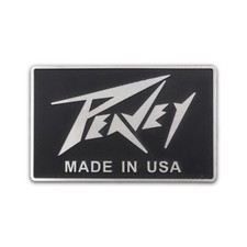 PEAVEY logo badge replacement piece Aluminum Sticker 80mm 3.14" X50mm 1.96"