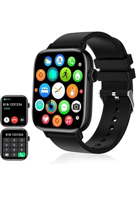 Smart Watch for Men Waterproof Smartwatch Bluetooth for iPhone Android Samsung
