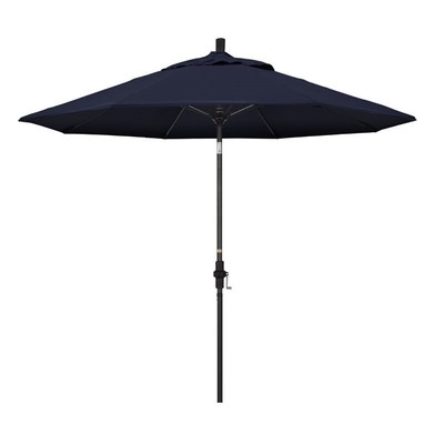 California Umbrella 9' Patio Umbrella in Navy Blue