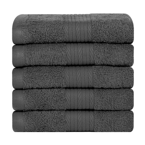 Ample Decor Wash Cloths Pack of 5/10/20/50/200 100% Cotton 12x12 Inches - Picture 4 of 69