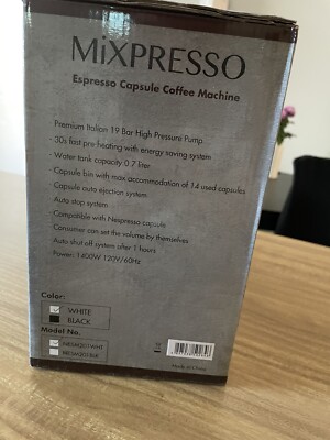 MiXpresso Coffee Machine: Espresso Capsules Coffee Machine